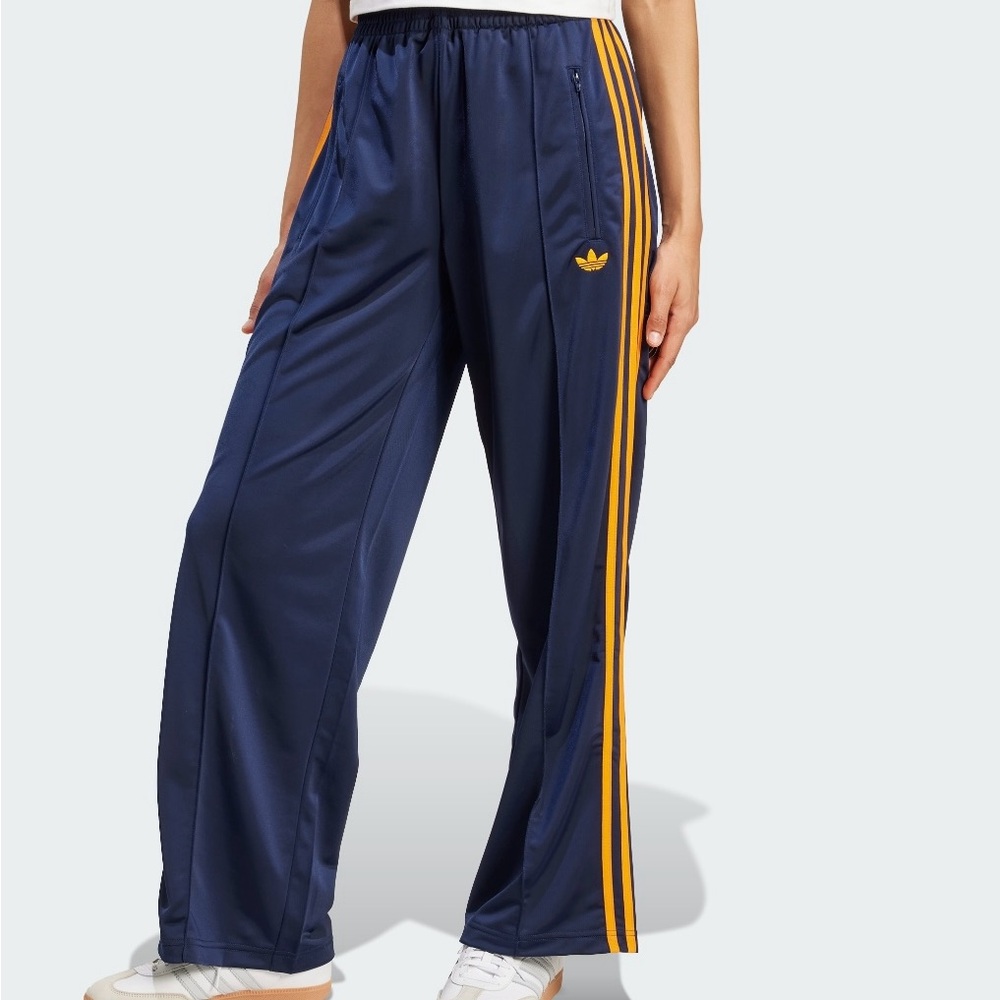 adidas Adicolor Classic Firebird Loose Women’s Track Pants -Night Indigo JW1229 - Picture 9 of 9